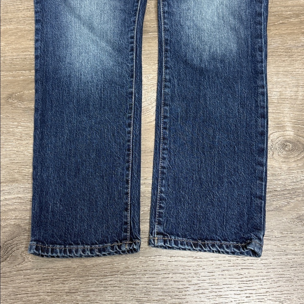 GAP Denim High Rise Universal Slim Boyfriend Ankle Jeans Blue Sz 4/27 - Picture 4 of 12